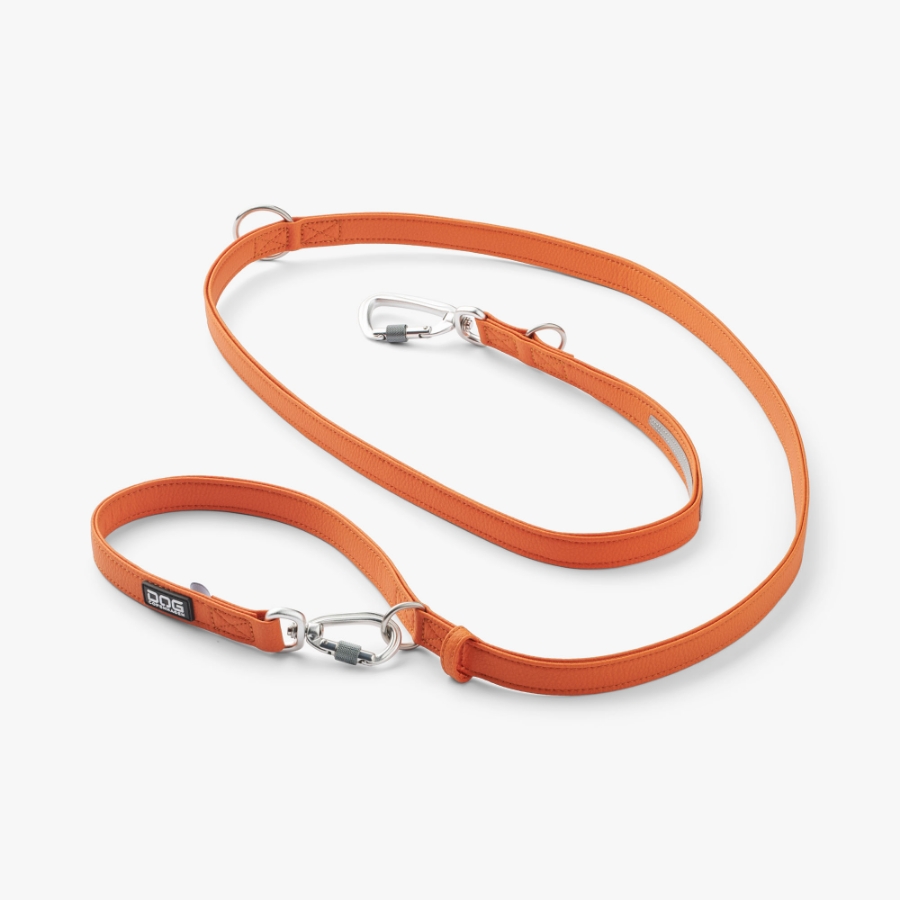 DOG Copenhagen（ドッグコペンハーゲン）のUrban Classic™ Leash（アーバンクラシックリーシュ）の商品写真（オレンジ）