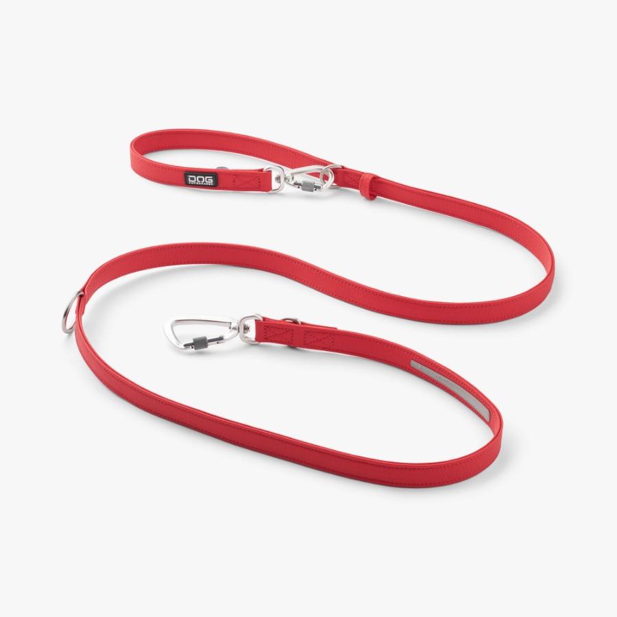 DOG Copenhagen（ドッグコペンハーゲン）のUrban Classic™ Leash（アーバンクラシックリーシュ）の商品写真（レッド）